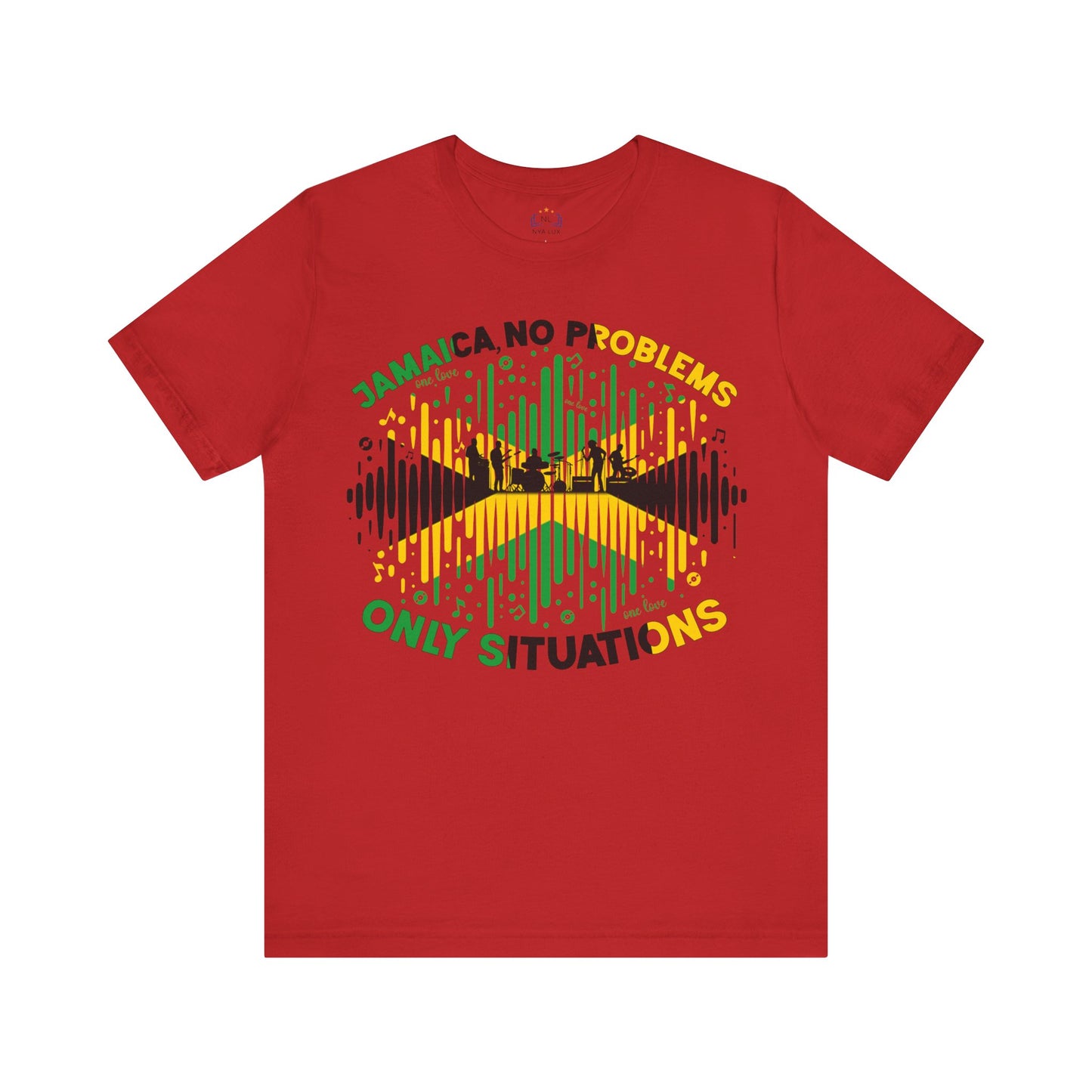 Jamaican Themed T-Shirt - Reggae Vibes