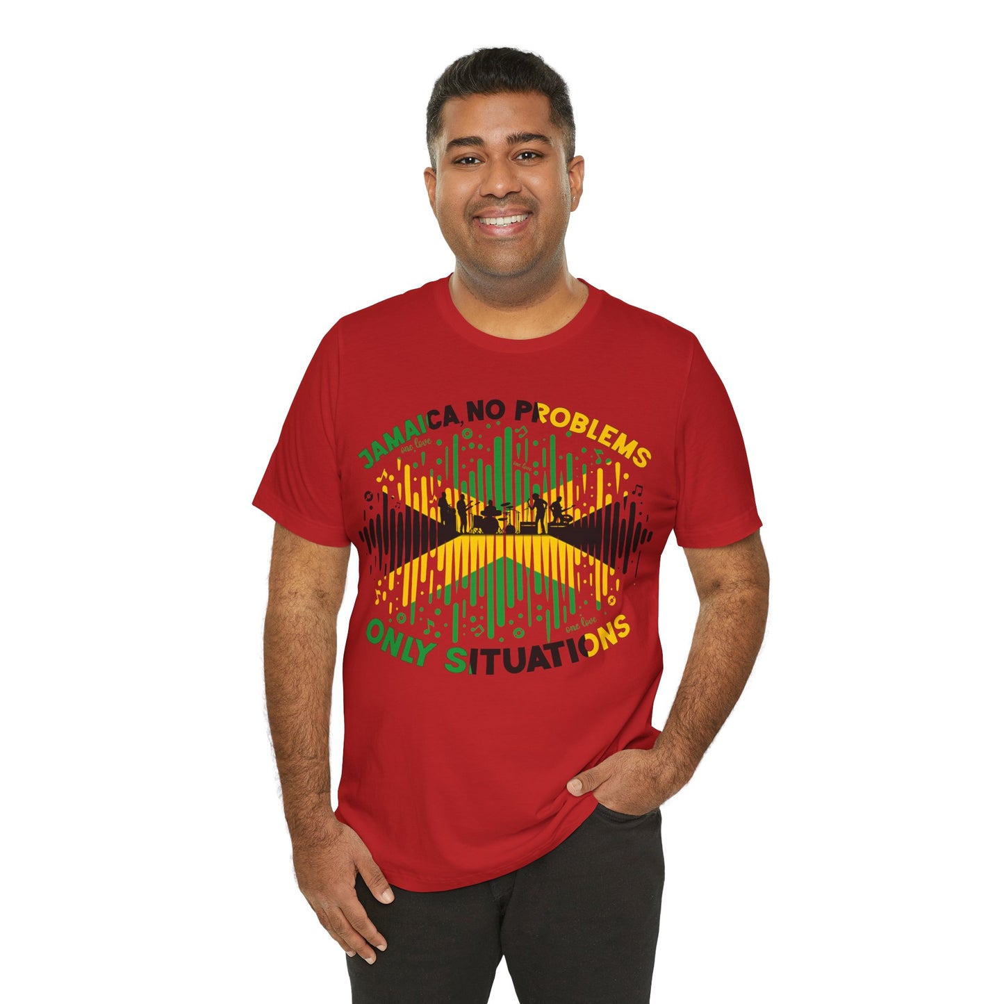 Jamaican Themed T-Shirt - Reggae Vibes