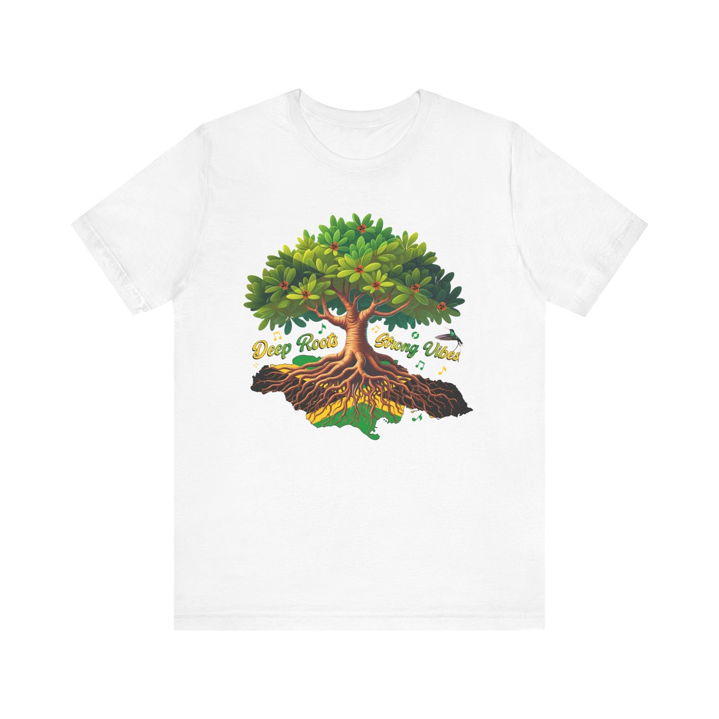 Jamaican Themed T-Shirt - Deep Roots