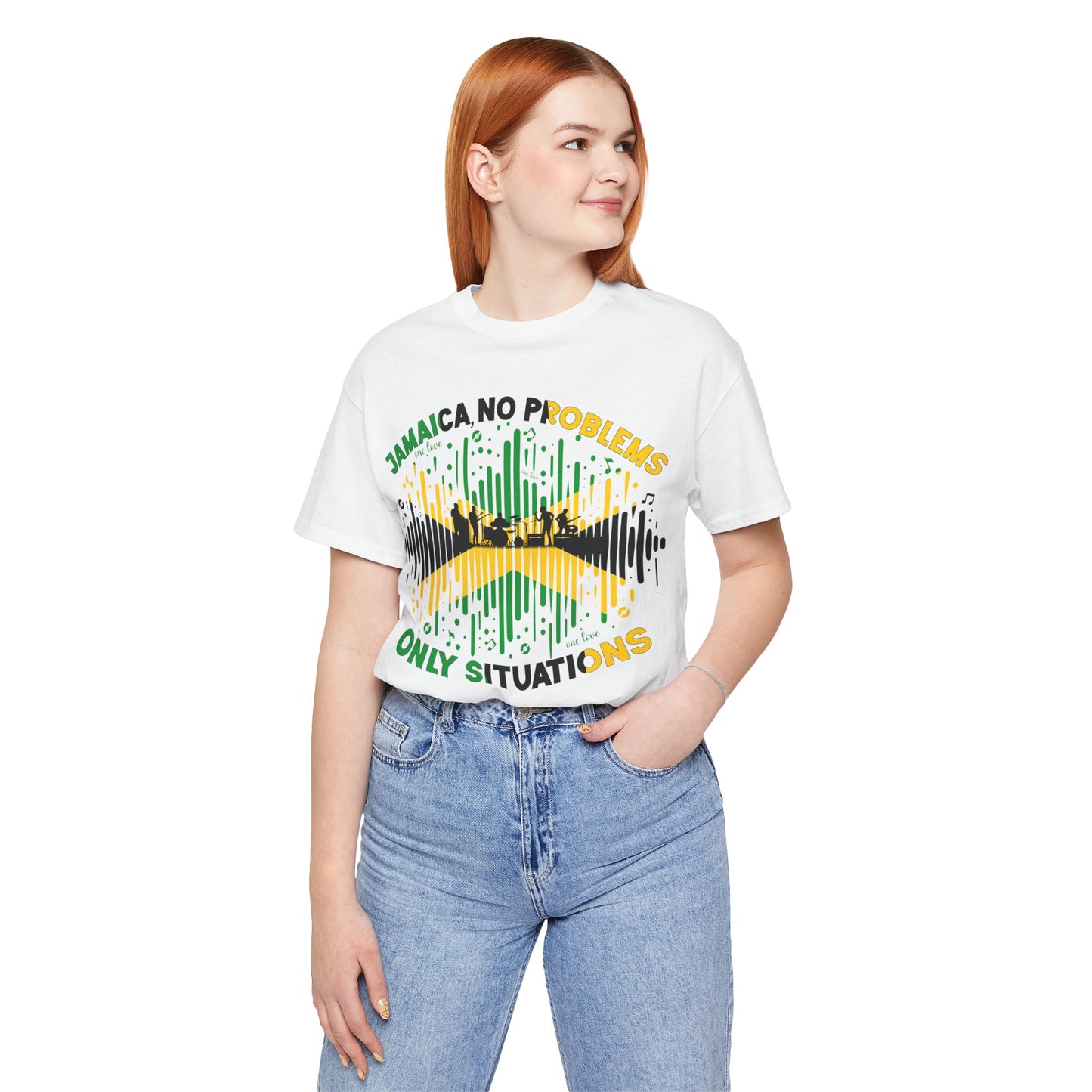 Jamaican Themed T-Shirt - Reggae Vibes