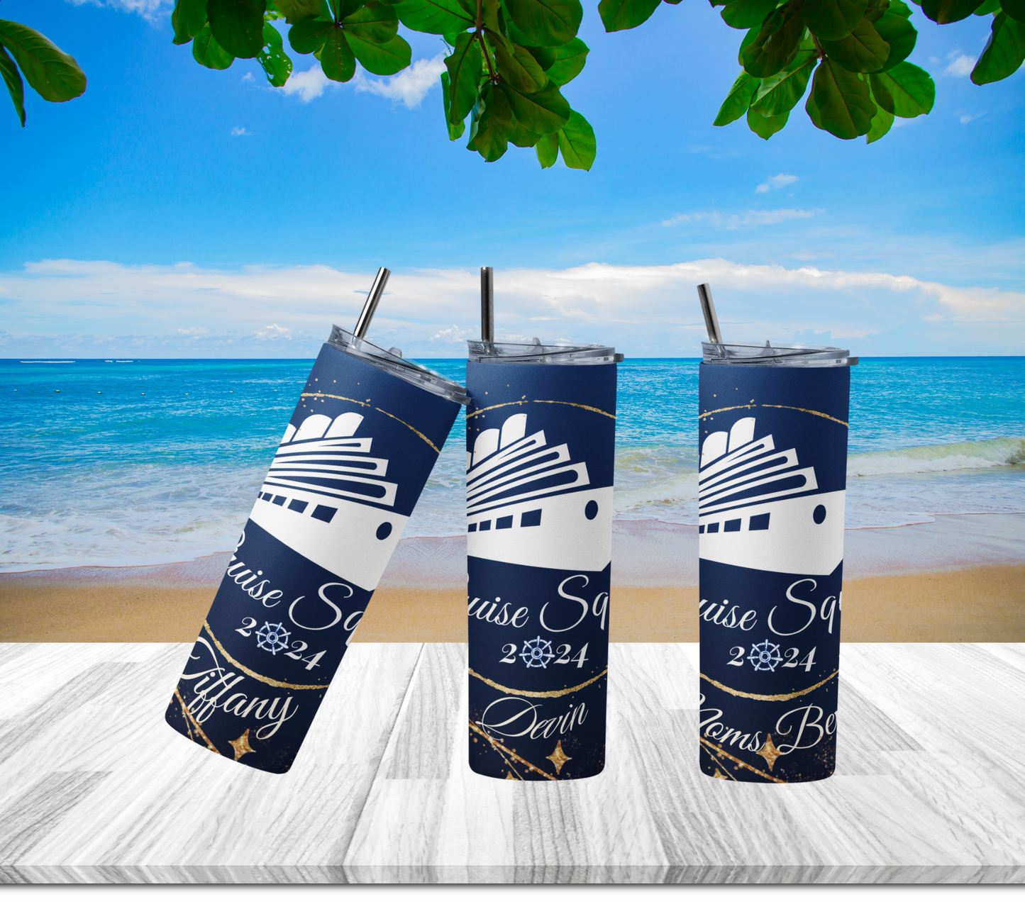 Personalized 20oz Skinny Tumbler